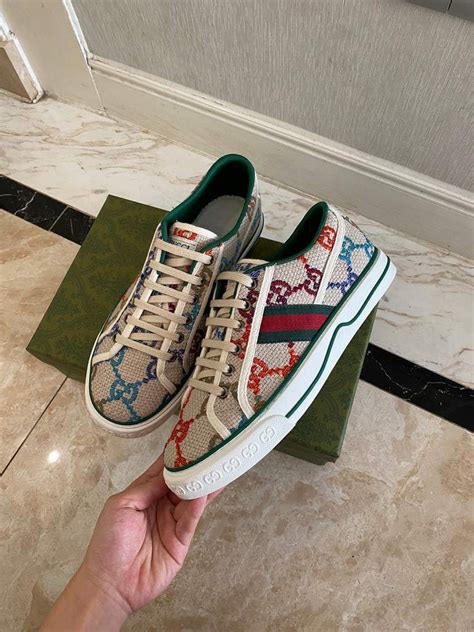 gucci floral shoes replica|knockoff gucci shoes.